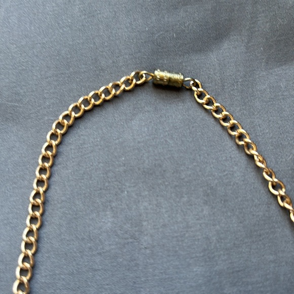 Gold coin short handmade necklace - Picture 4 of 4